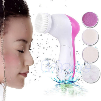 Face Massager for Facial, Facial Massager Machine, 5 in 1 facial massager, 5 in 1 beauty care massager for Removing Blackhead Exfoliating and Massaging