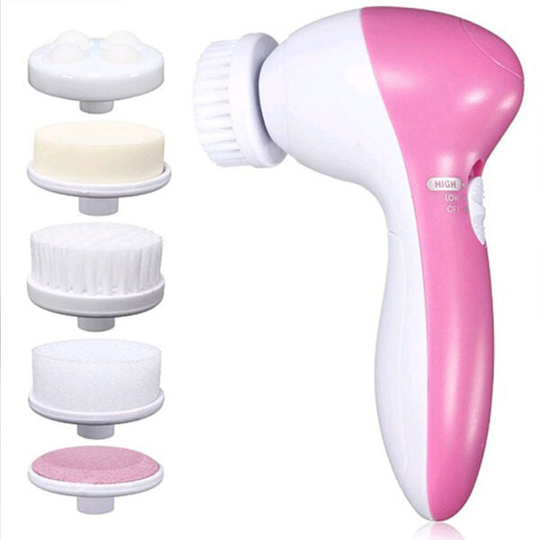 Face Massager for Facial, Facial Massager Machine, 5 in 1 facial massager, 5 in 1 beauty care massager for Removing Blackhead Exfoliating and Massaging