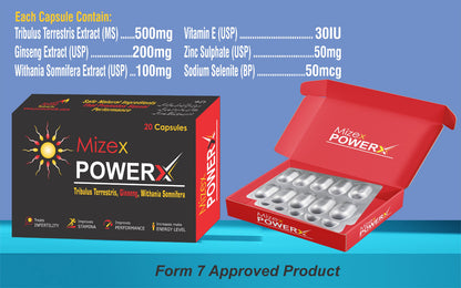 Mizex Powerx: Your Natural Solution for Vitality and Wellness