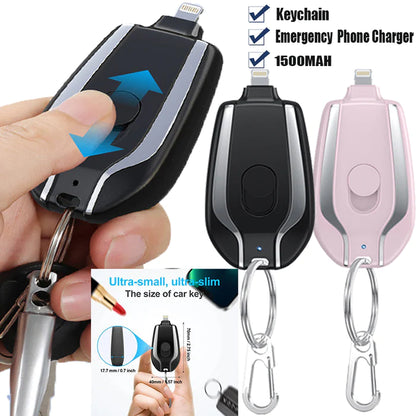 PORTABLE KEYCHAIN FAST CHARGING POWER BANK